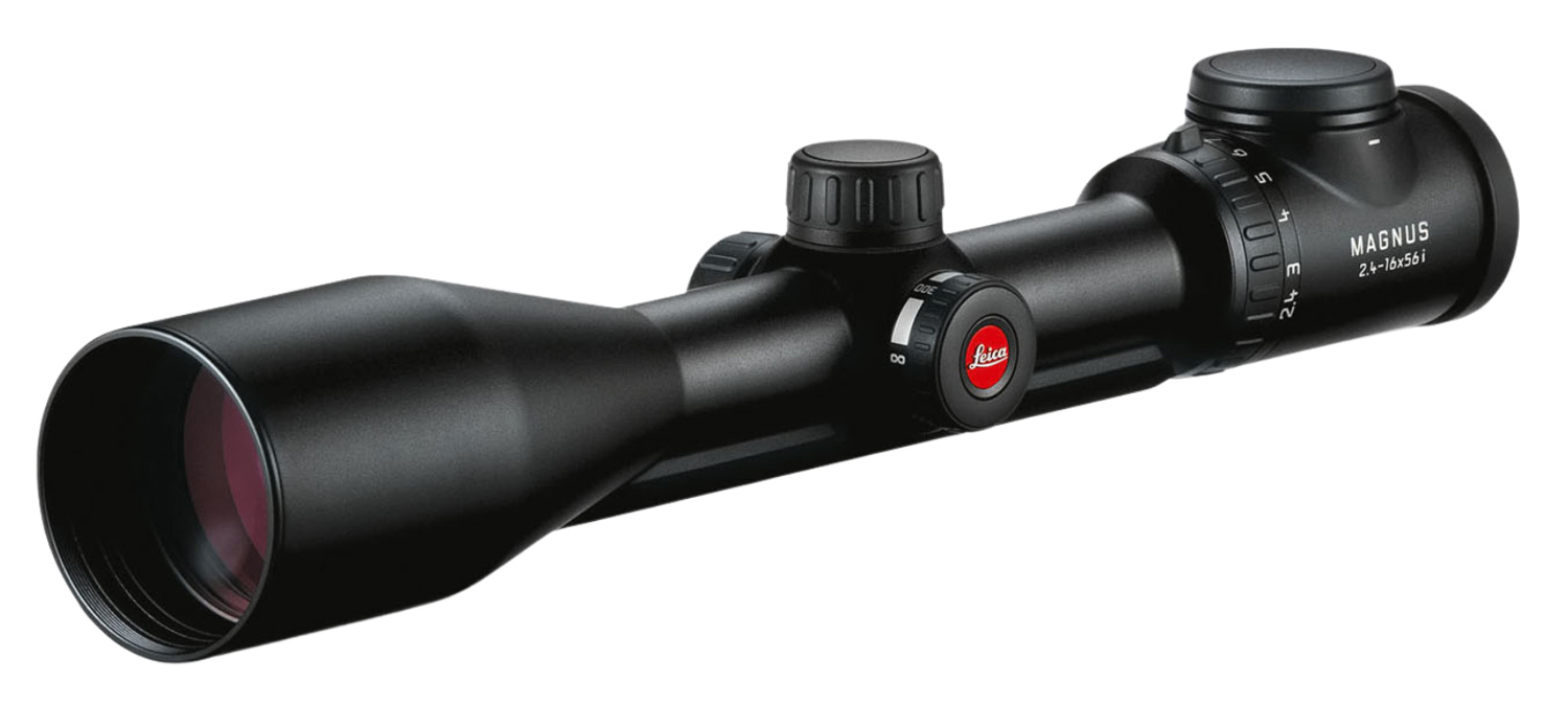 leica zielfernrohr magnus 2 4 16x56i schraeg von vorne hochwertige optik fuer jagd bei tag und nacht