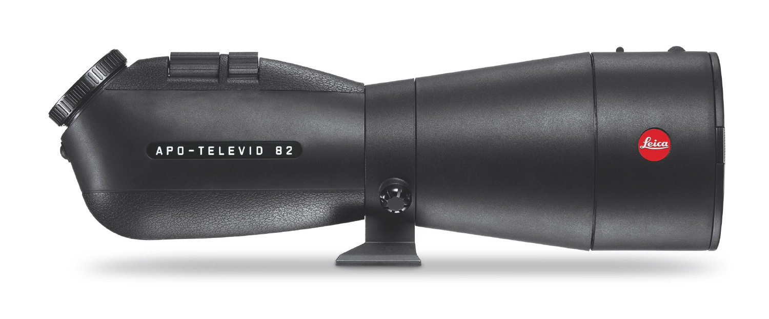 Leica Spektiv APO-Televid 82 Winkeleinblick ohne Okular Spektiv mit Winkeleinblick (45°) Innovatives 4-teiliges Fluoridlinsenobjektiv für maximale Farbtreue Robustes gummiarmiertes Magnesium-Gehäuse