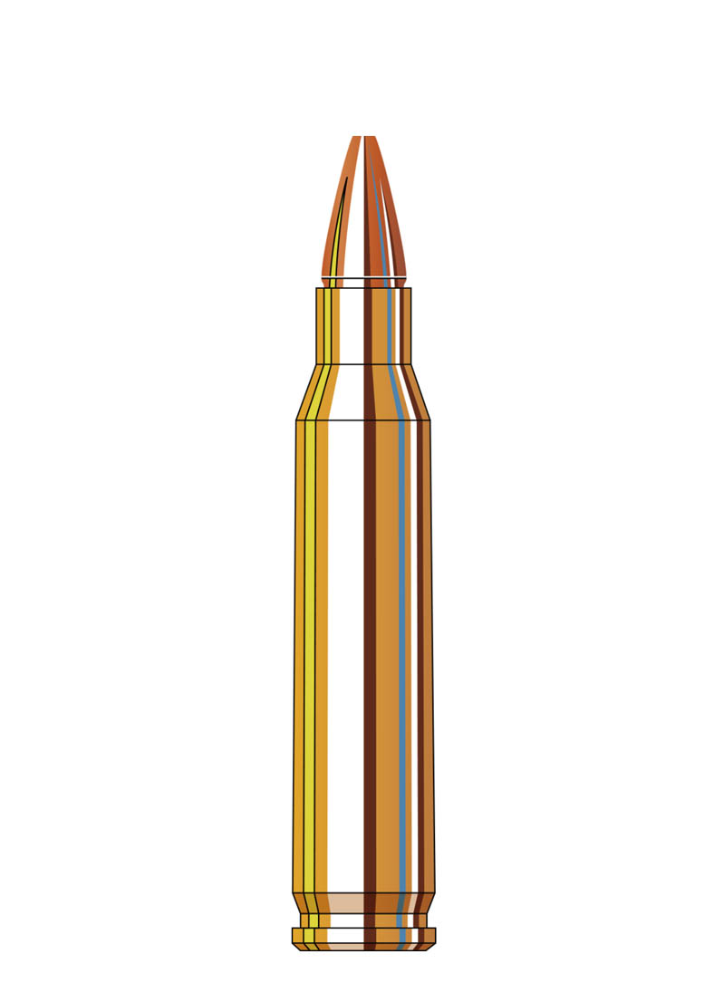 Hornady Munition Hornady Superformance CX .223 Rem. (3,6 g – 55 grs.) Bleifreies Deformationsgeschoss Gleichbleibende Geschwindigkeit Hohe Präzision