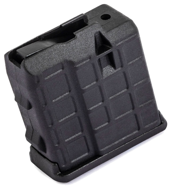Tikka Magazin Short für die T1x mit 5 Schuss für Kleinkaliber, aus hochfestem Kunststoff für zuverlässige Zuführung und sicheren Halt.
