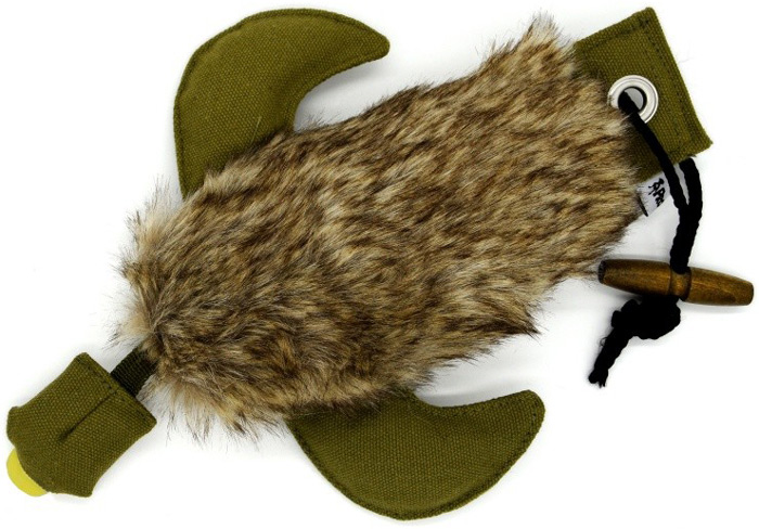 Apportierdummy Ente 300g , aus Nylon mit Kunstfell