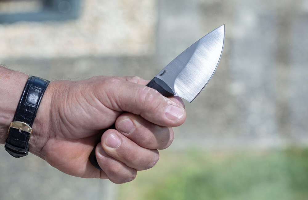 Wanger Shard Nitro-X7 G10 Schwarz Klingenlänge: 7,7cm Kydexscheide mit Ulticlip