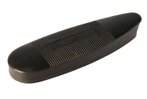 Elastik Schaftkappe 130x43mm, in schwarz mit 10mm Stärke, Vorderansicht