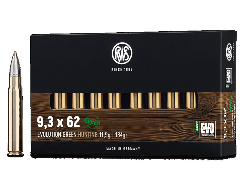 9,3x62  Evo Green 11,9g - 184gr