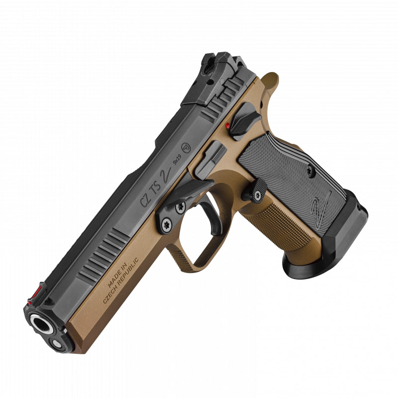 TS 2 Deep Bronze 9mmLuger 20 Schuss - 2 Reservemagazine Single Action