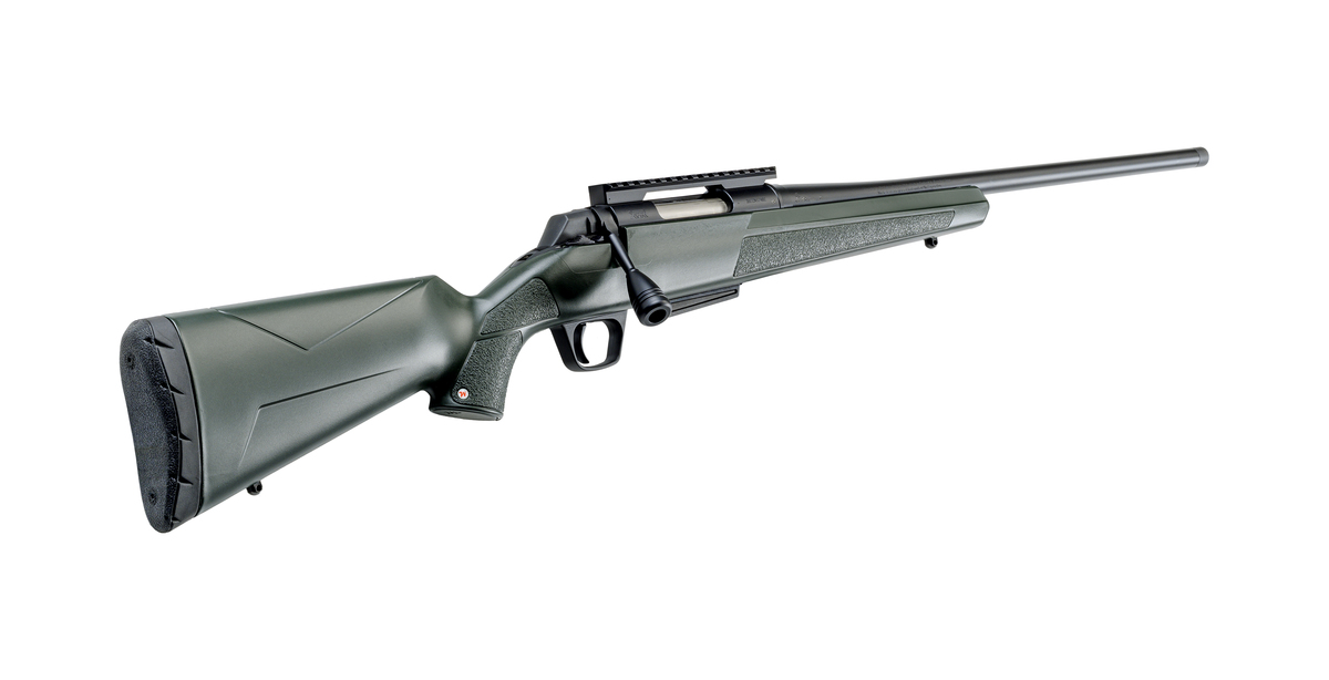 Winchester XPR Stealth Threaded  robuster Kunststoffschaft  M14x1 Mündungsgewinde  Picatinnyschiene  von hinten