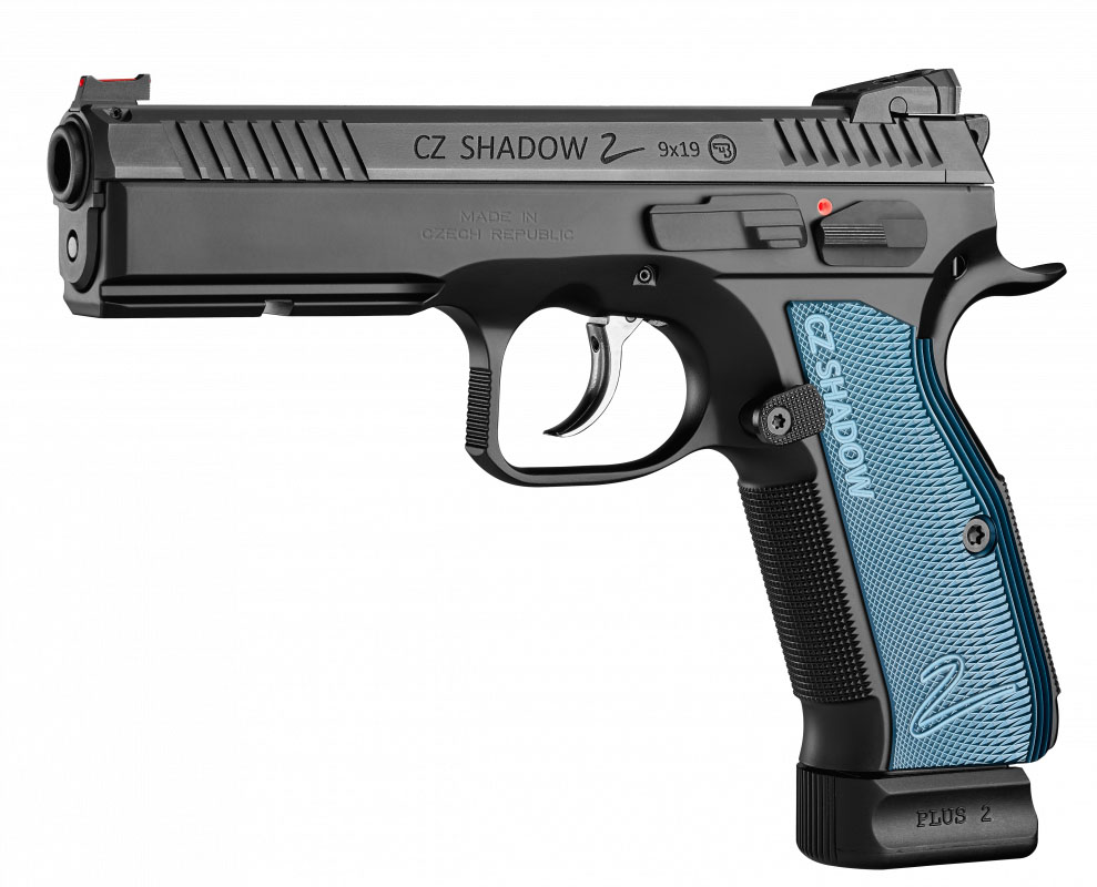 CZ Pistole Shadow 2  für IPSC entwickelt neue Griffschalen  SA/DA-Abzug 