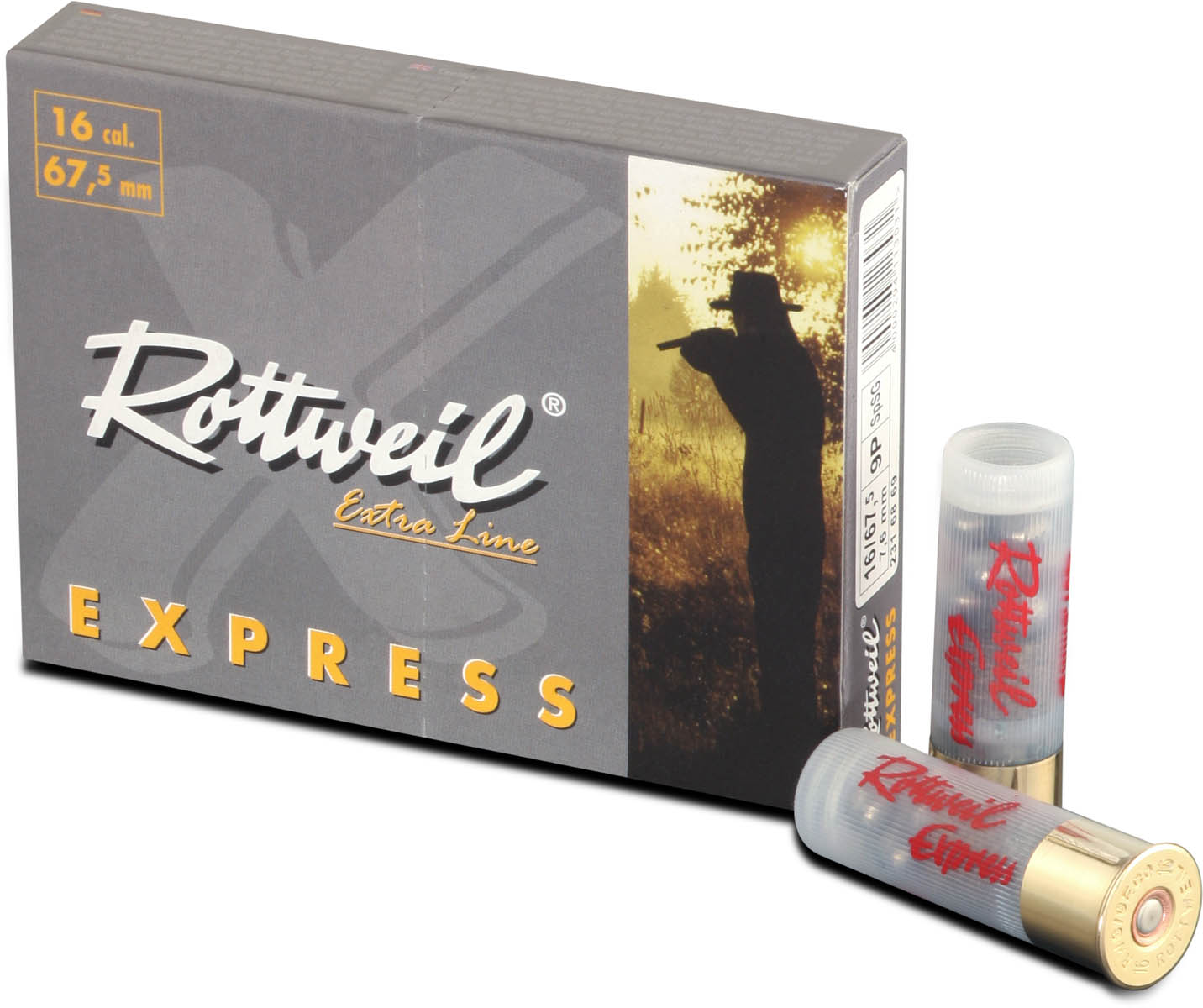 Rottweil 16/67,5 Express 7,4mm - 9 Posten - gut für die Jagd in unwegigem Gelände und dichtem Gebüsch