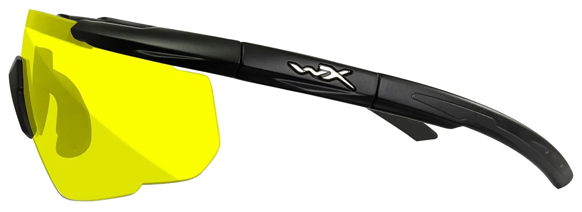 Schießbrille Saber Advanced Glas: gelb: matt schwarz