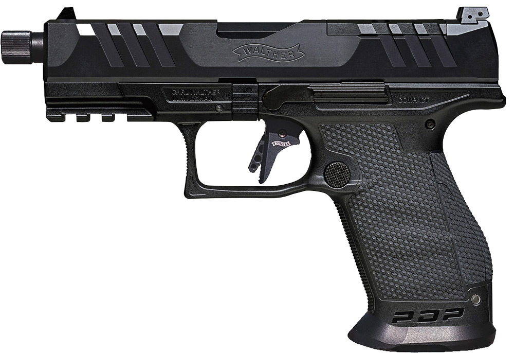PDP Compact 4,6'' Pro SD 9mmLuger 15 Schuss + Reservemagazin Dynamic Performance Trigger / 1/2'' -28 UNEF
