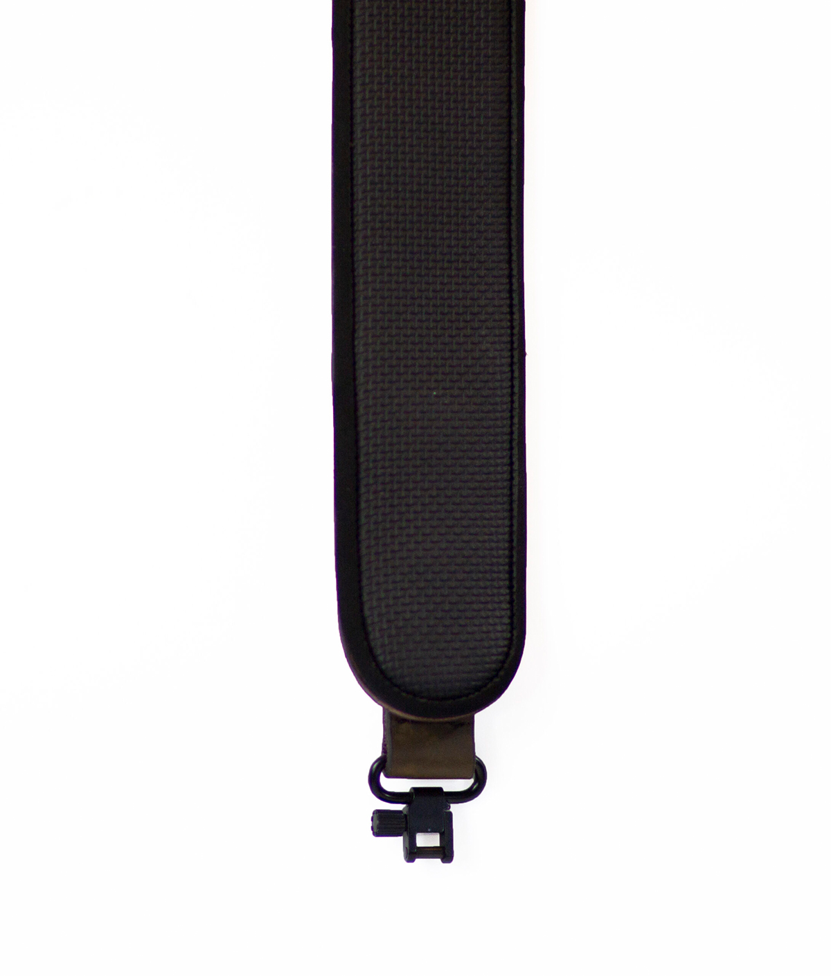 Gewehrriemen Leder/Neopren - braun - inkl. Riemenbügel abhnehmbar US