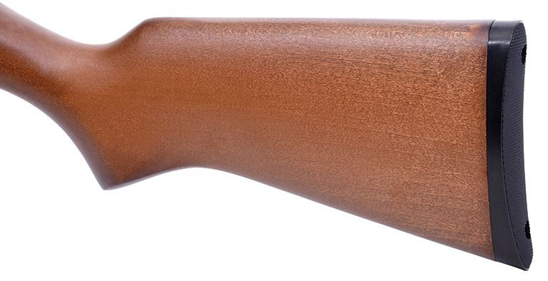 detailaufnahme des schafts am diana two forty luftgewehr ergonomisch und robust