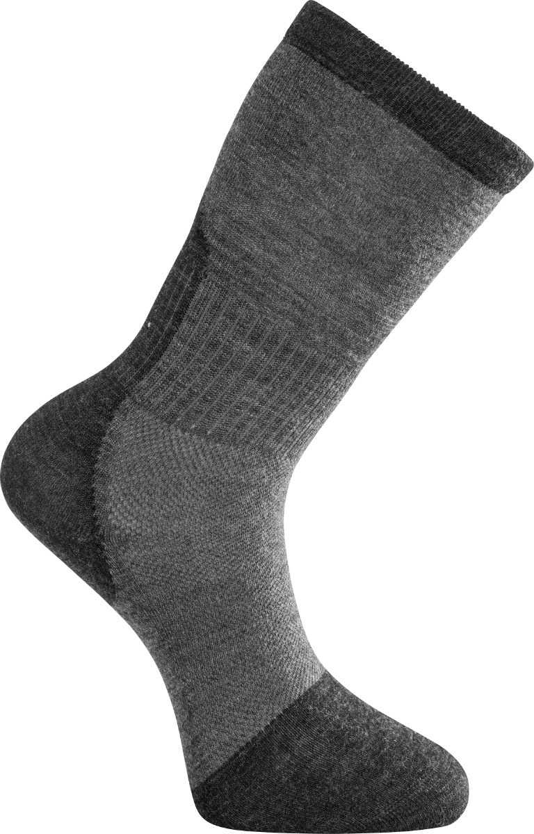 Woolpower Socke Skilled Liner  Dunkelgrau-Grau