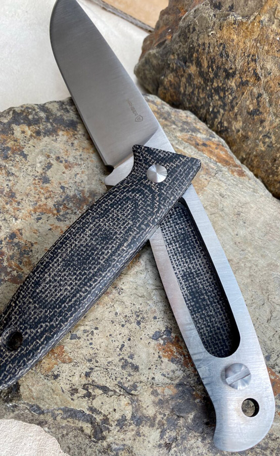 WOC II Plus Micarta Schwarz Klingenlänge: 11,5cm Kydex Scheide