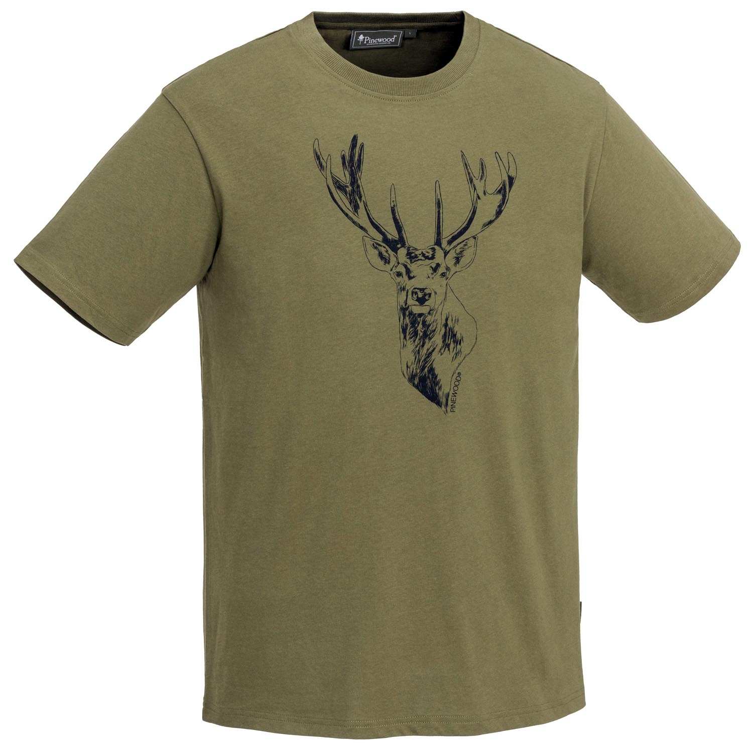 Pinewood T-Shirt Red Deer Grün