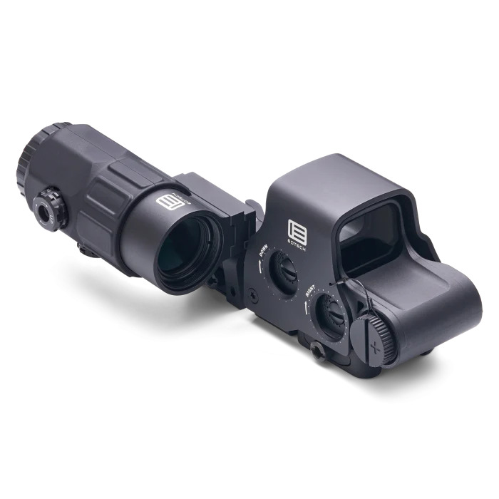 HHS V EXPS3 -4 + G45 Holosight + Magnifier SET, schwarz (Holosight mit Abs. -4)