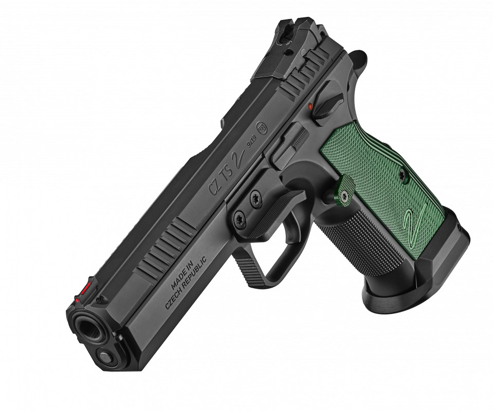 TS 2 Racing Green 9mmLuger 20 Schuss - 2 Reservemagazine Single Action