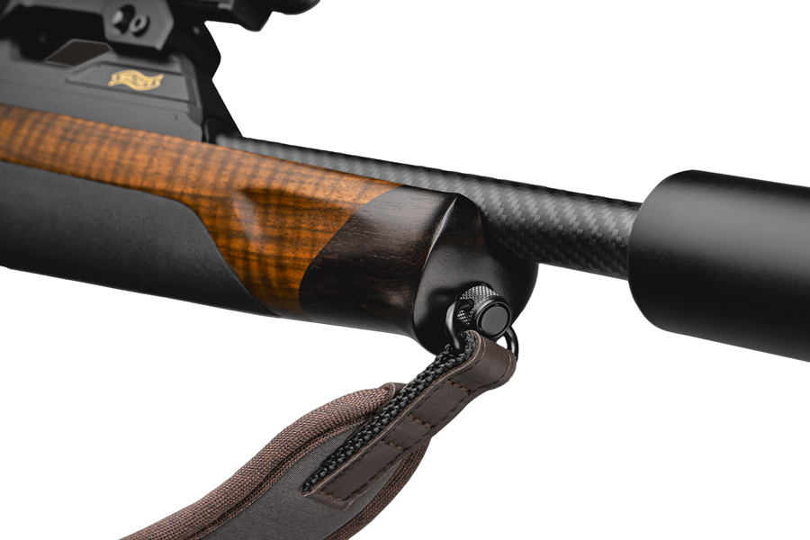 Walther RS3 Heritage Fourstar, Detailabbildung zur Anbringung eines Gewehrriemens am Vorderschaft der Waffe