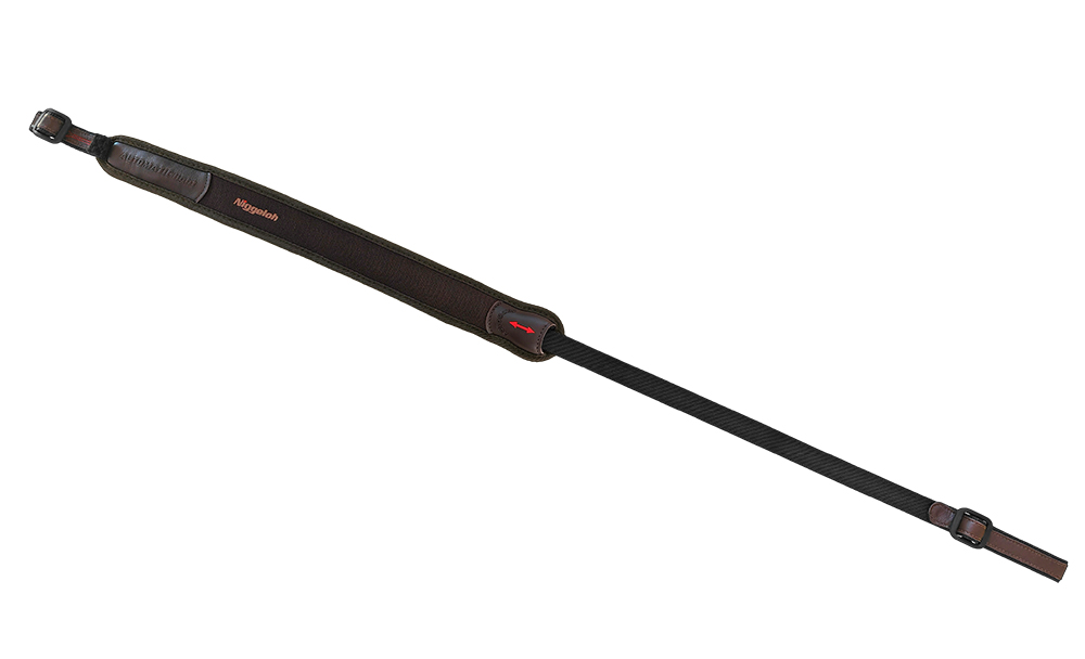 Gewehrriemen Automatic Light Neopren - Leder - Braun