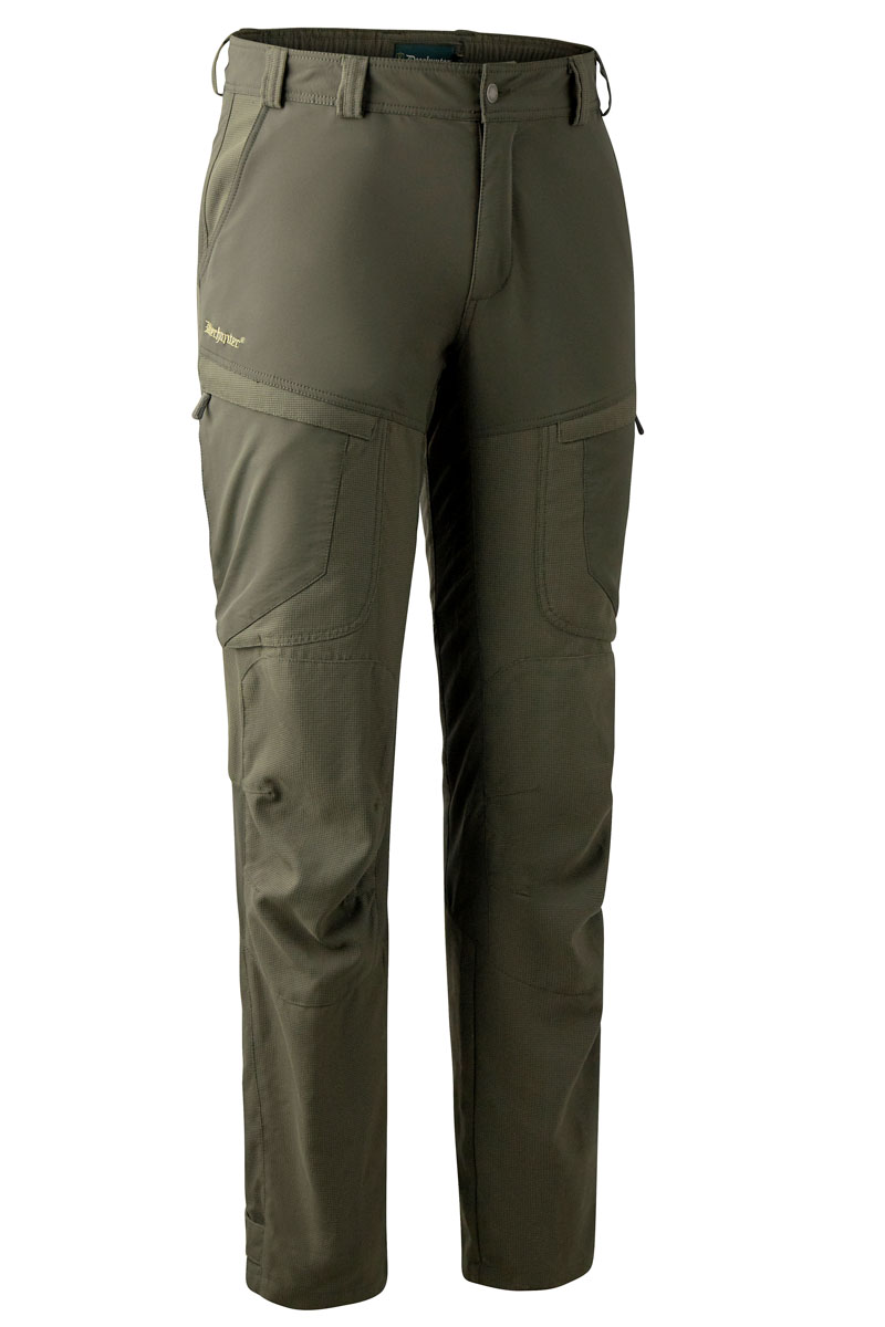 Deerhunter Outdoor-Hose Strike Extreme, Wasser-und schmutzabweisende, technisch durchdachte Hose mit vorgeformten Knien.