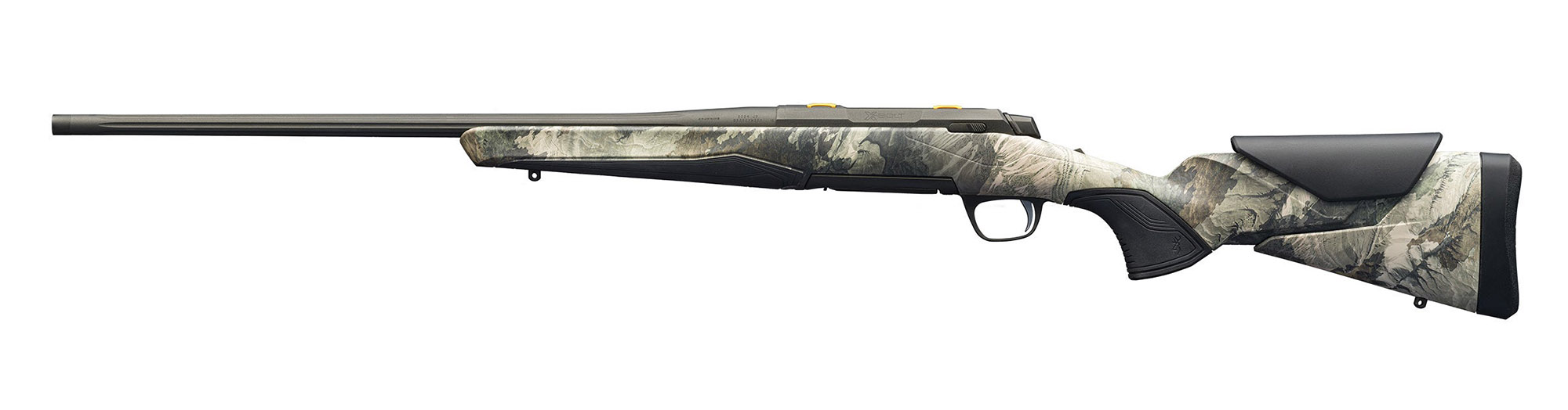 Die Repetierbüche X-Bolt 2 Alpen Varitech Moter Adjustable Threaded von Browning nach Links gerichtet