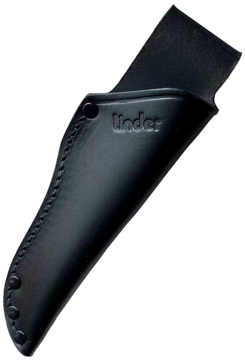 Super Edge 1 ATS 34 Orange Klingenlänge: 9,5cm Linder Lederscheide
