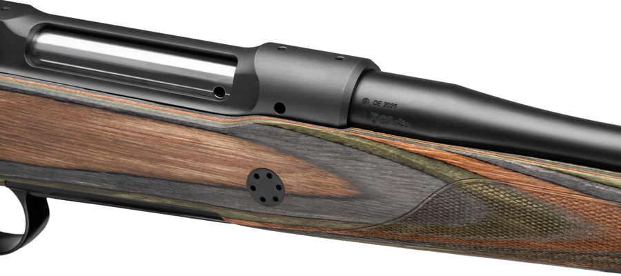 Sauer 101 Wolverine, Detailansicht auf den Übergang von Kammer zu Lauf