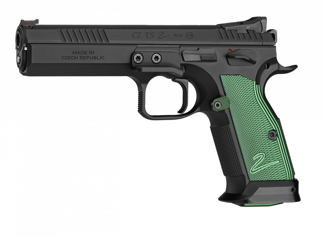 TS 2 Racing Green 9mmLuger 20 Schuss - 2 Reservemagazine Single Action
