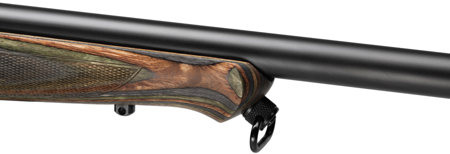 Sauer 101 Wolverine Detailaufnahme vom Vorderschaftabschluss mit Riemenbügel