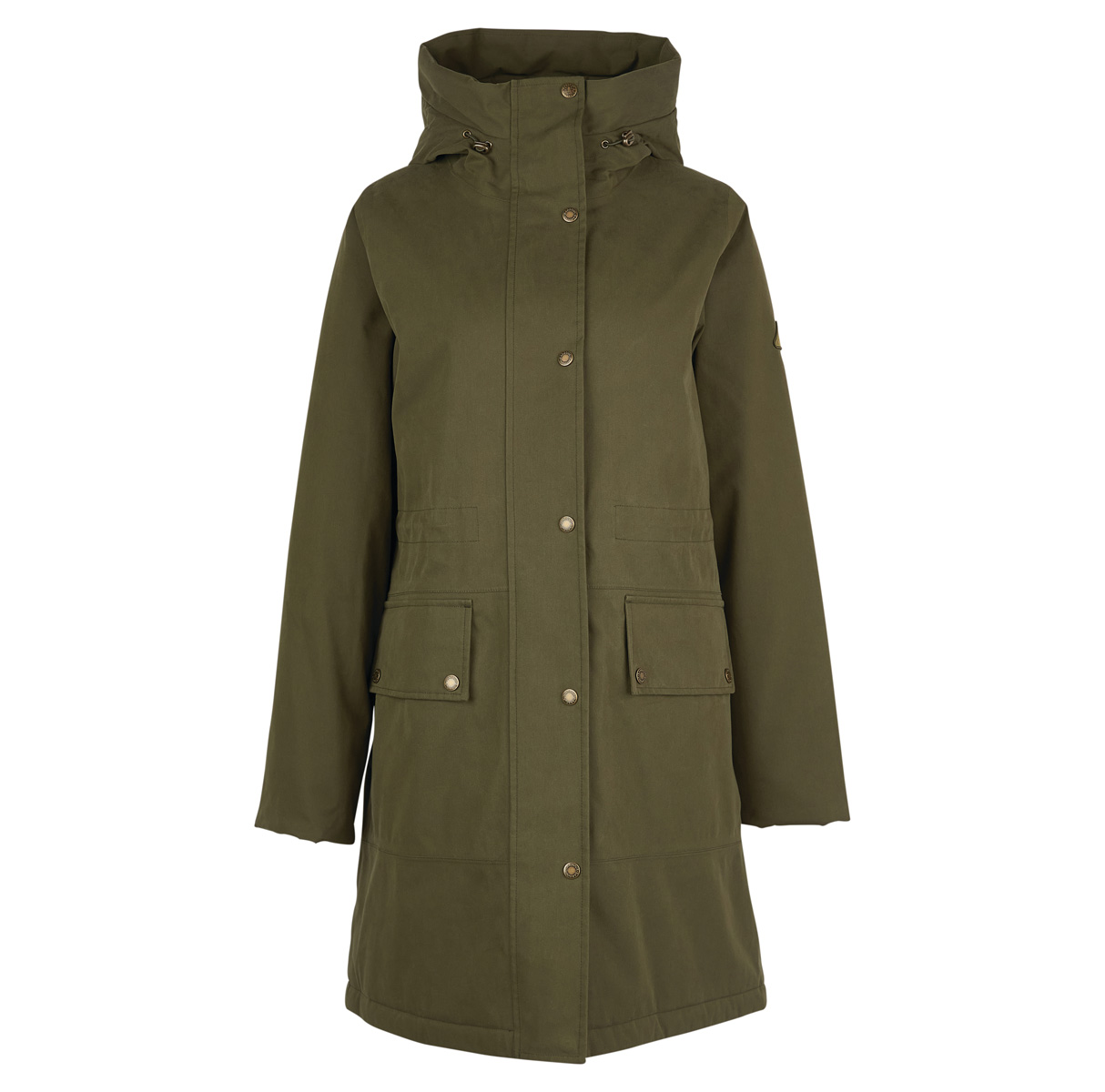 Die Mersea Jacke ist dank des langen Schnitts sowie der verarbeiteten Membrane ideal für lange Spaziergänge bei Regenwetter geeignet.