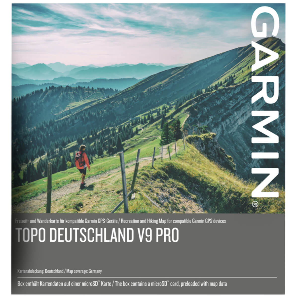 Garmin Digitale Deutschlandkarte Topo Karte Deutschland V8 Pro  Eine digitale Karte zur Unterstützung bei Navigation und Tourenplanung.
