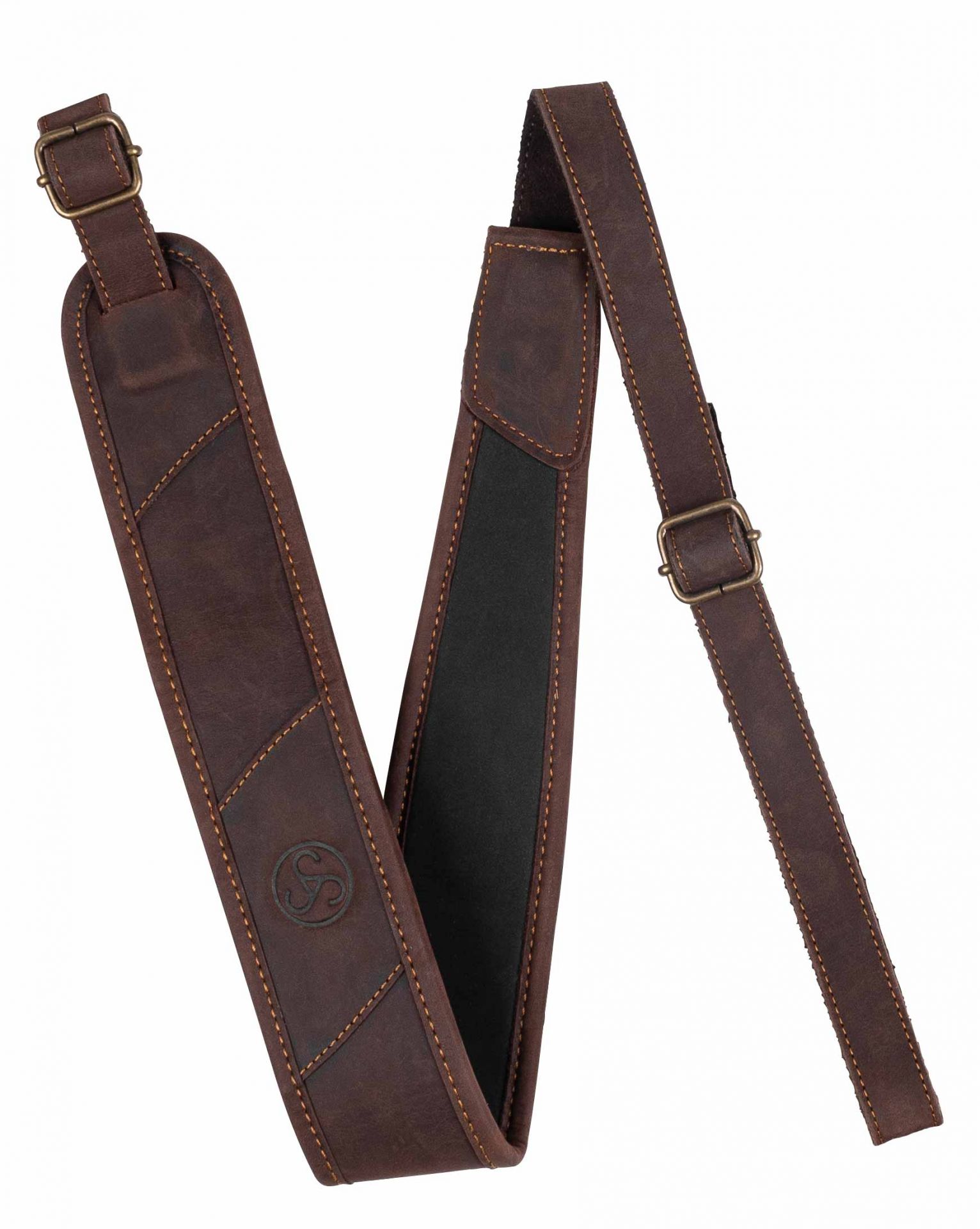 Gewehrriemen Leder Braun
