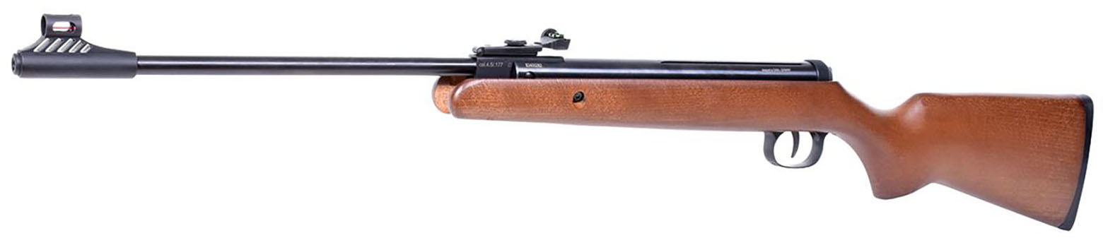diana two forty luftgewehr ansicht von links mit ergonomischem schaft und metalllauf