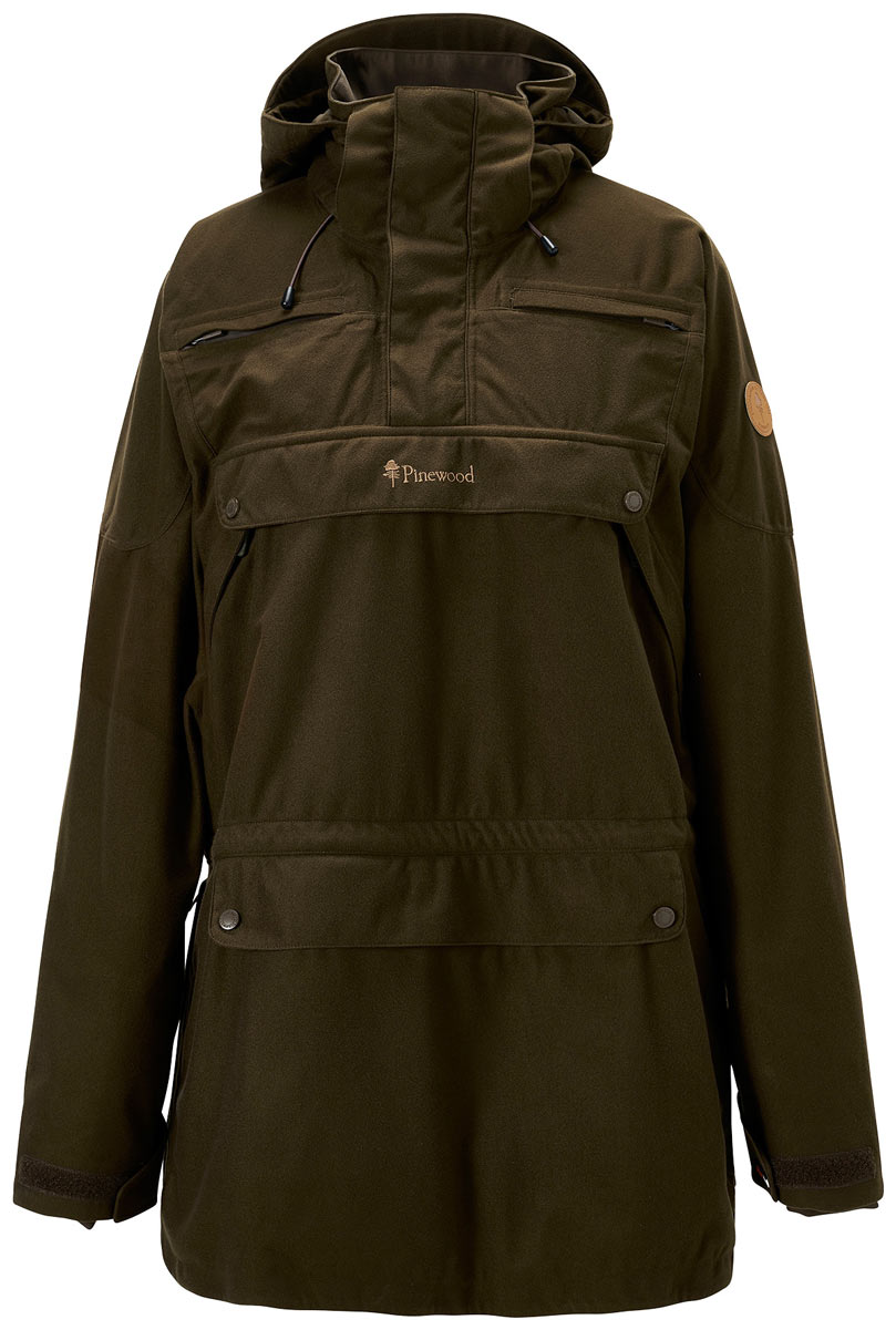 Pinewood Smock Furudal Hunters in Suede Brown, Vorderansicht