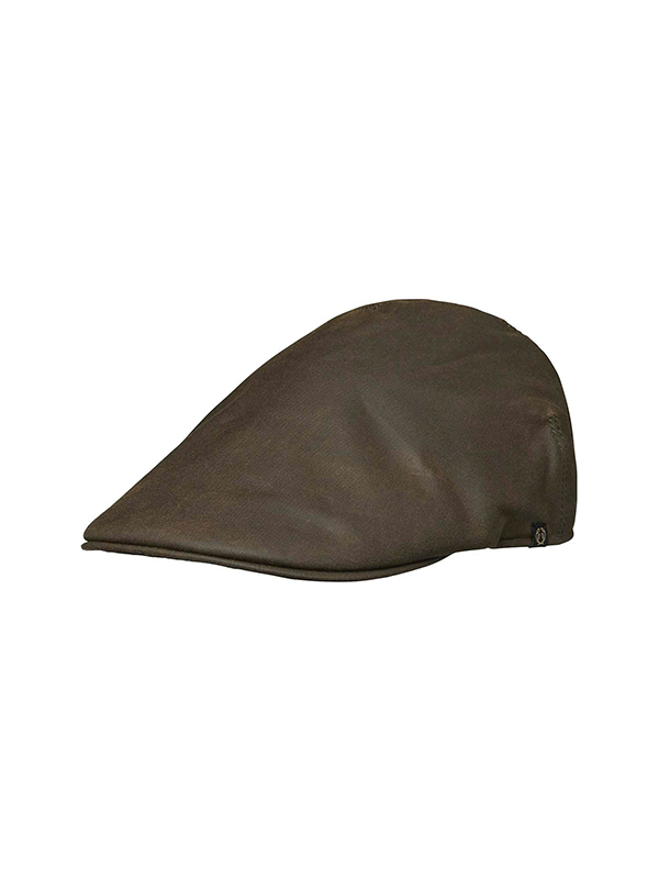 Cap Sixpence Torre Waxed  Leather Brown
