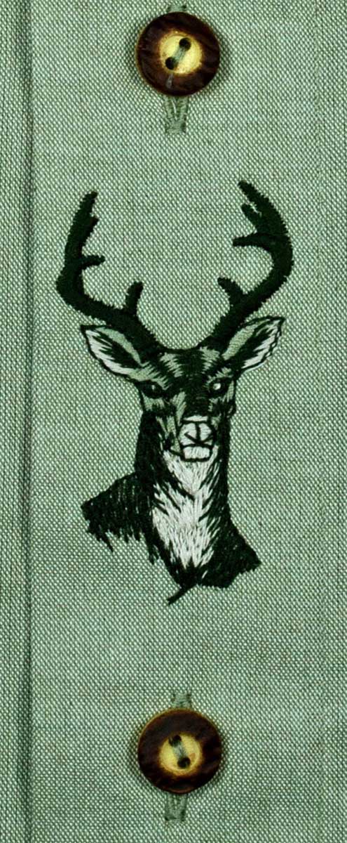 Hemd Chambray-Stick Hirsch