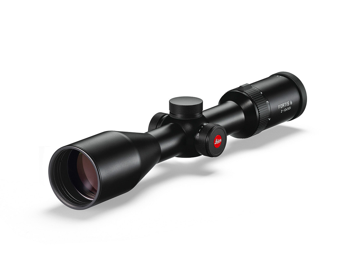 Zielfernrohr Leica Fortis 6 2-12x50i, schräge Vorderansicht