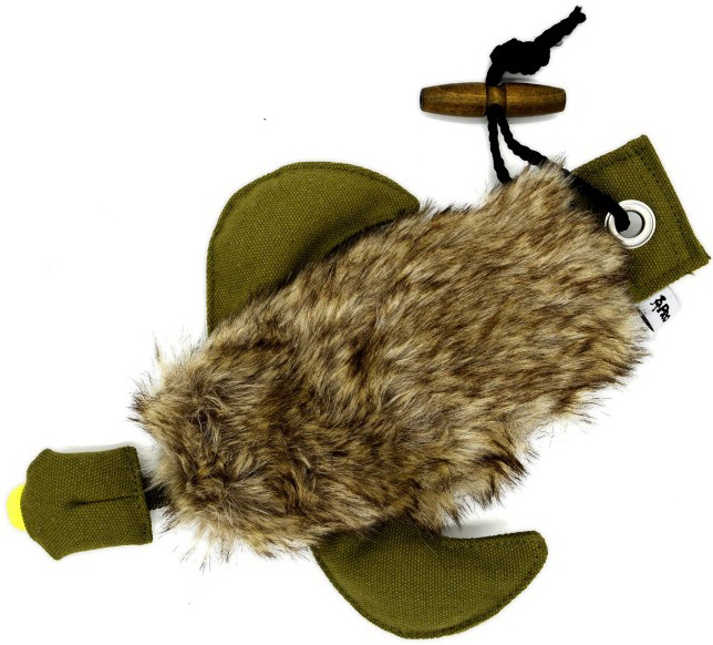 Apportierdummy Ente 300g , aus Nylon mit Kunstfell