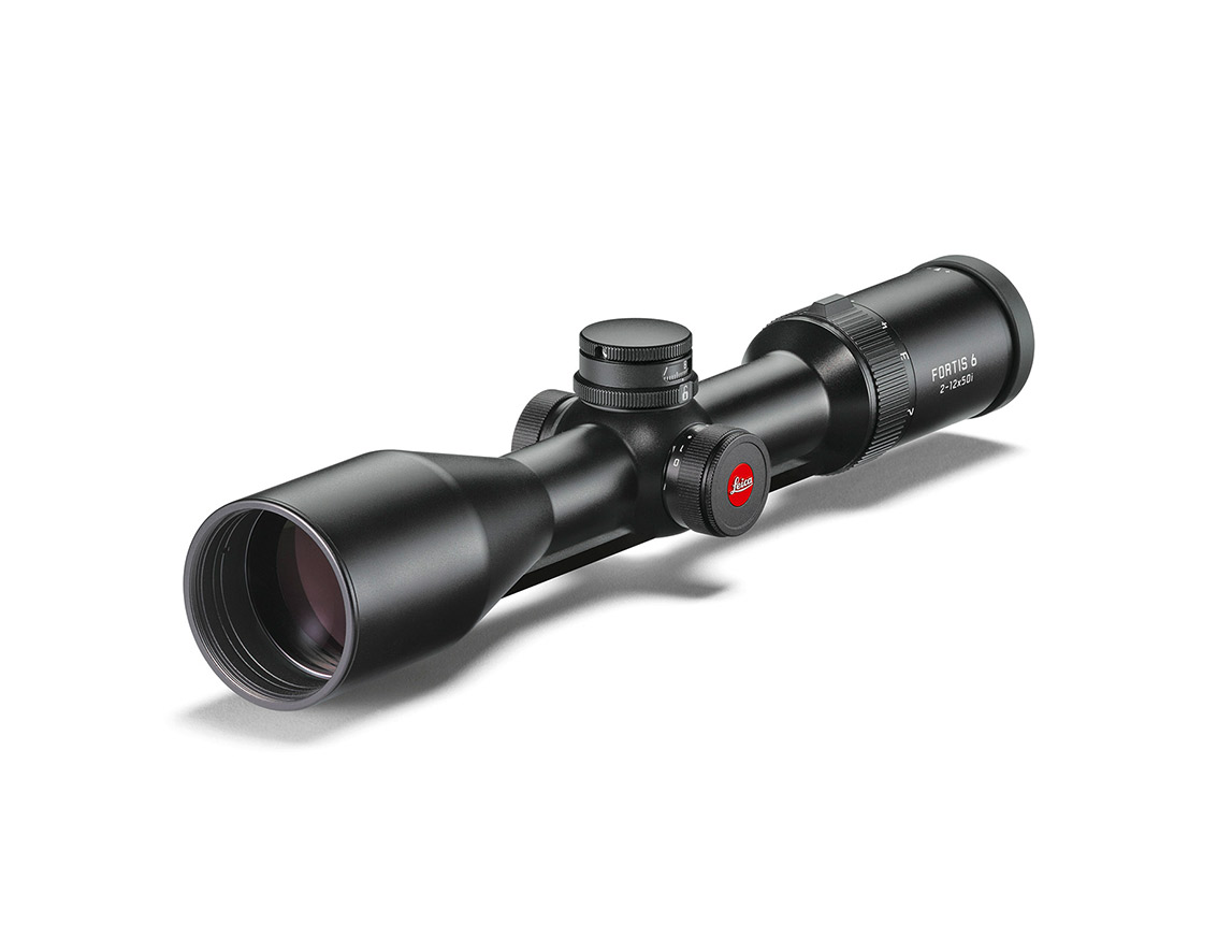 Zielfernrohr Leica Fortis 6 2-12x50i, schräge Vorderansicht