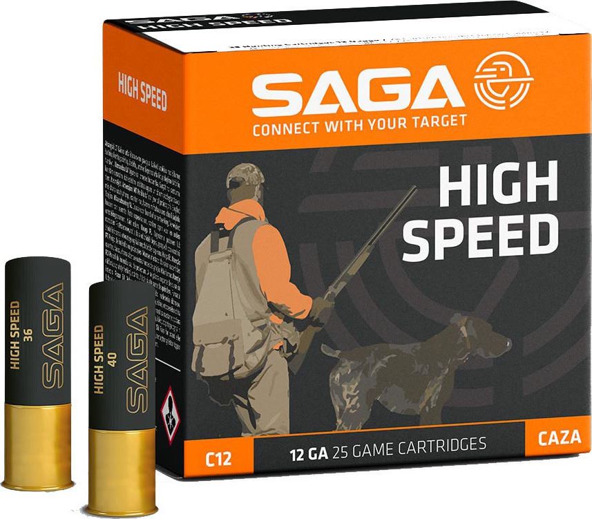 Saga 12/70 High Speed 3,75 mm 36 g  Jagdschrot  hochwertig leistungsstark wirkungsvoll