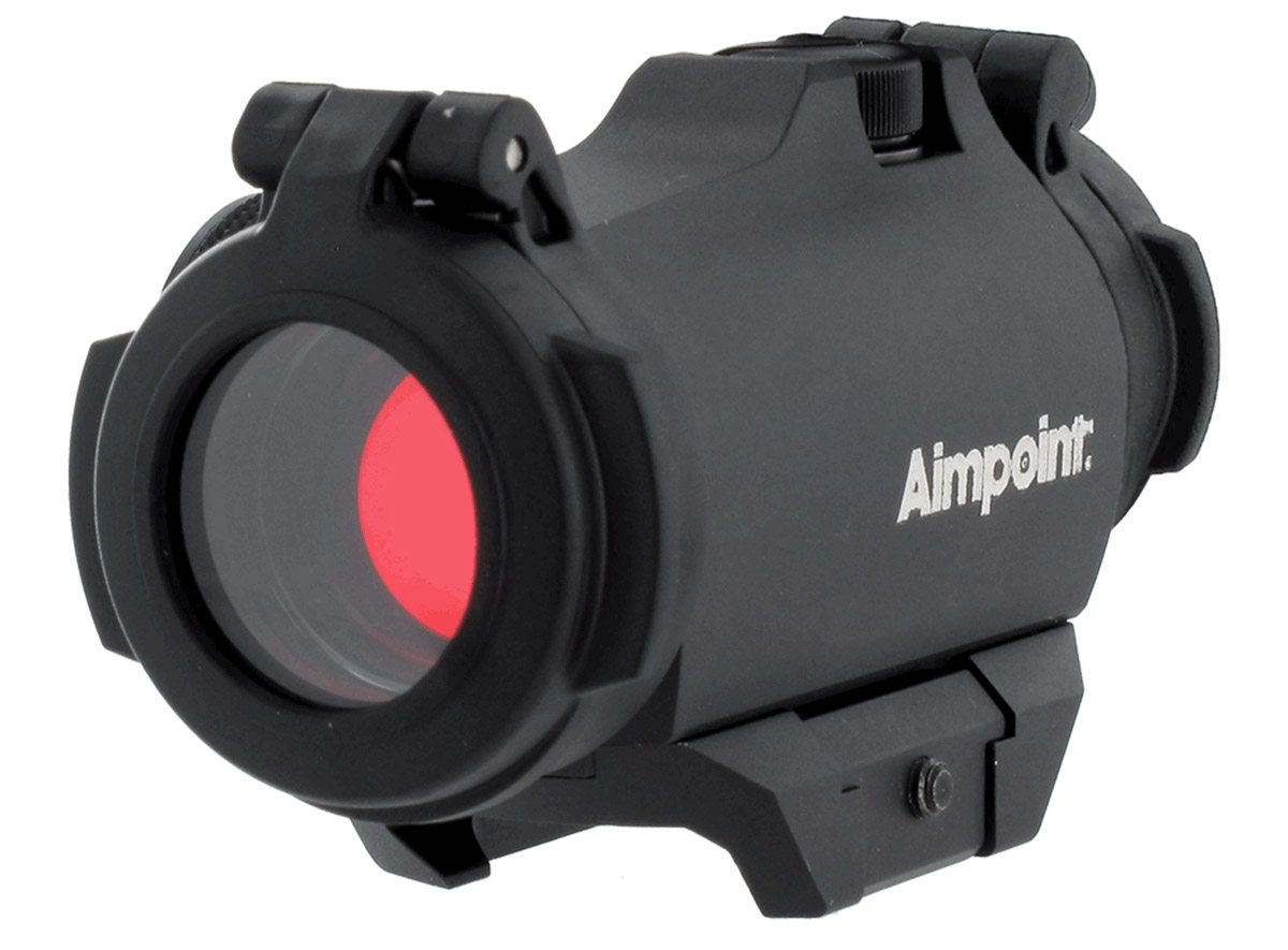 Aimpoint Micro H2 2 MOA überzeugt als helles und schnelles elektronische Visier für die Bewegungsjagd und den Schießsport