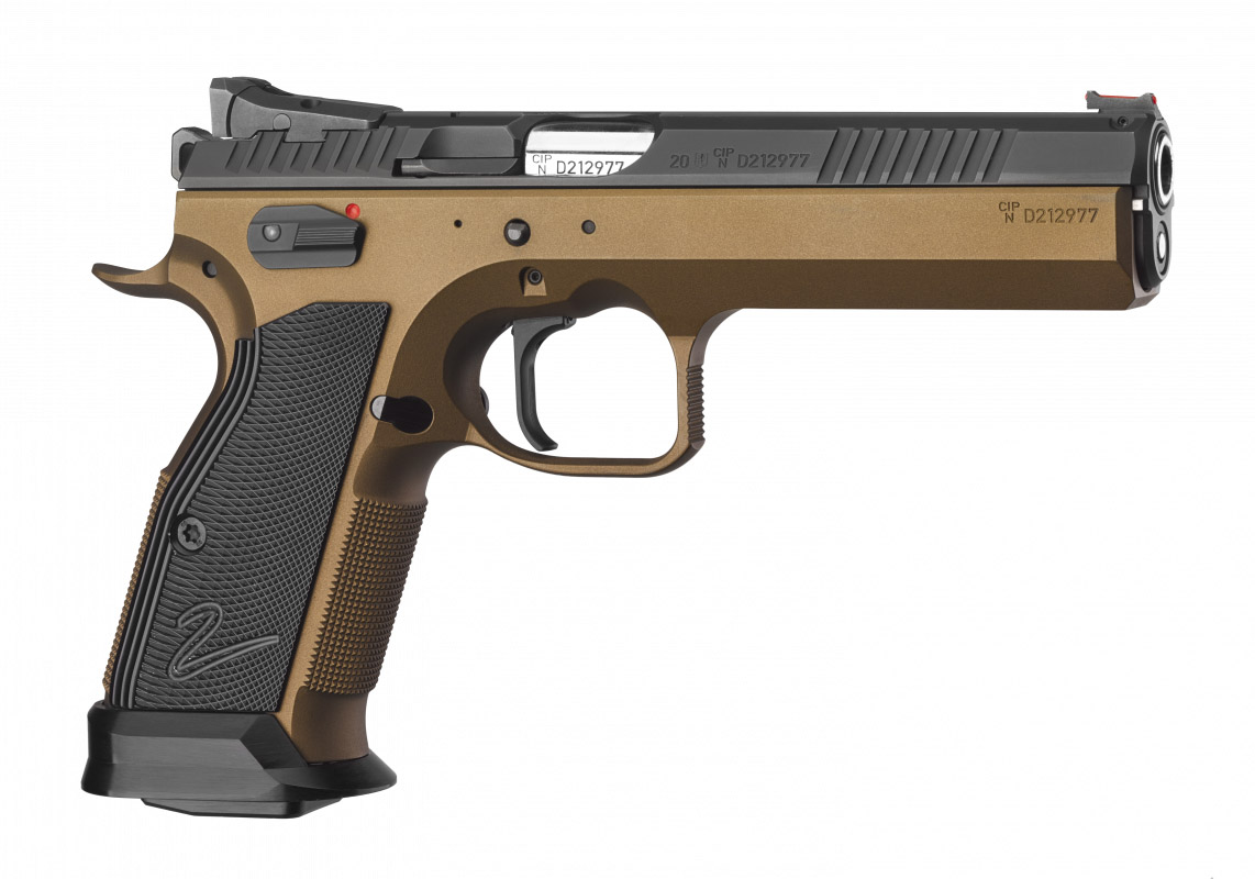 TS 2 Deep Bronze 9mmLuger 20 Schuss - 2 Reservemagazine Single Action