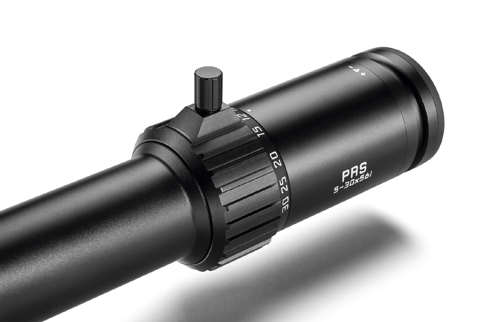 Zielfernrohr Leica PRS 5-30x56i, Detailansicht Throw Lever