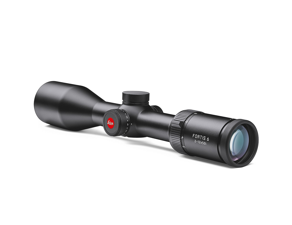Zielfernrohr Leica Fortis 6 2-12x50i, schräge Rückansicht