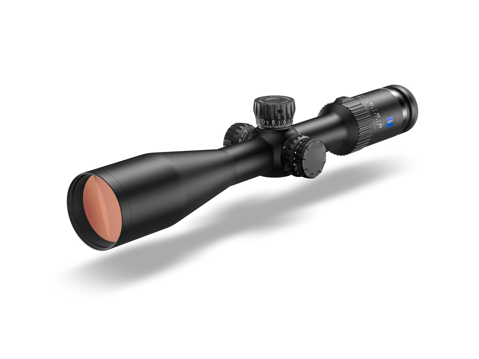 Zeiss Conquest V6 - 2,5-15x56, schräge Frontansicht
