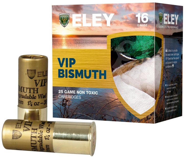 eley jagdschrot vip wismut jagdschrotpatronen schachtel vorne ansicht hochwertige bleifreie munition