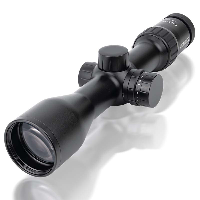 Zielfernrohr Steiner Ranger 4S 4-16x44, schräge Vorderansicht
