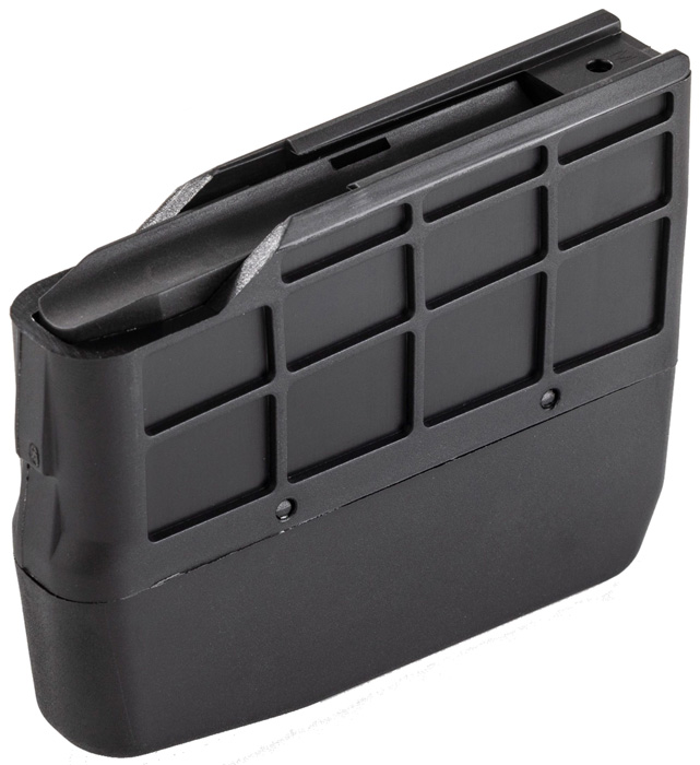 Tikka Magazin für die T3 mit 5 Schuss, Setztiefe +3 mm und Medium-Plus-Ausführung für sicheren Sitz im Schacht.