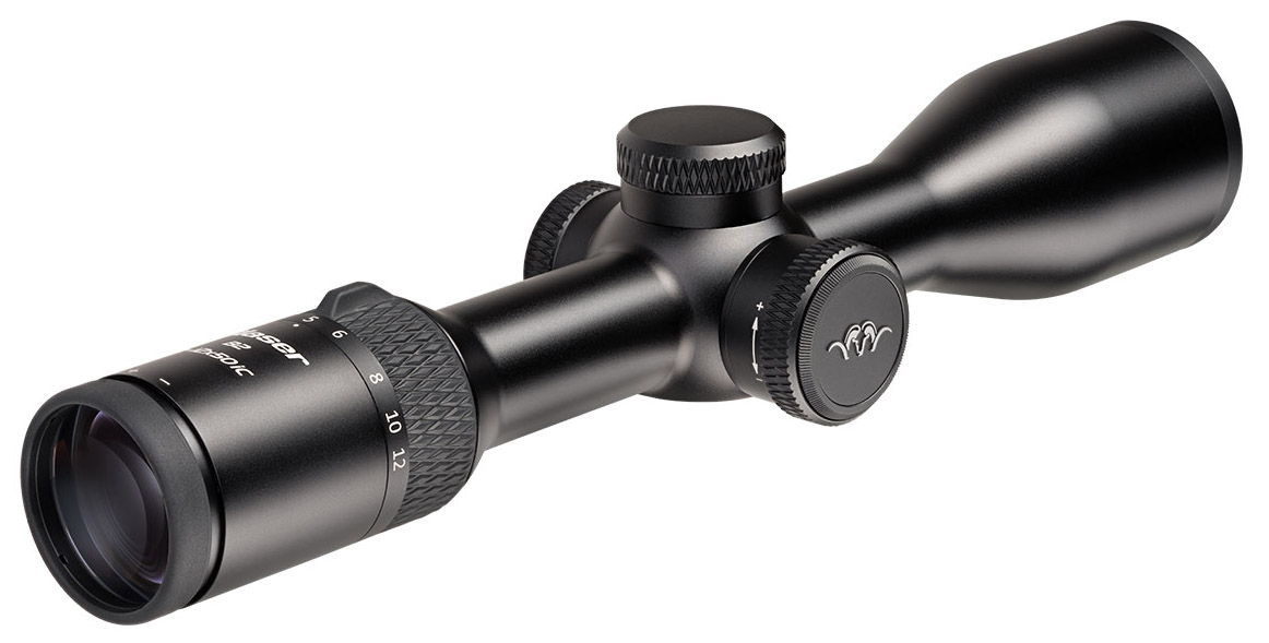 Zielfernrohr Blaser B2 2-12x50 iC, schräge Draufsicht