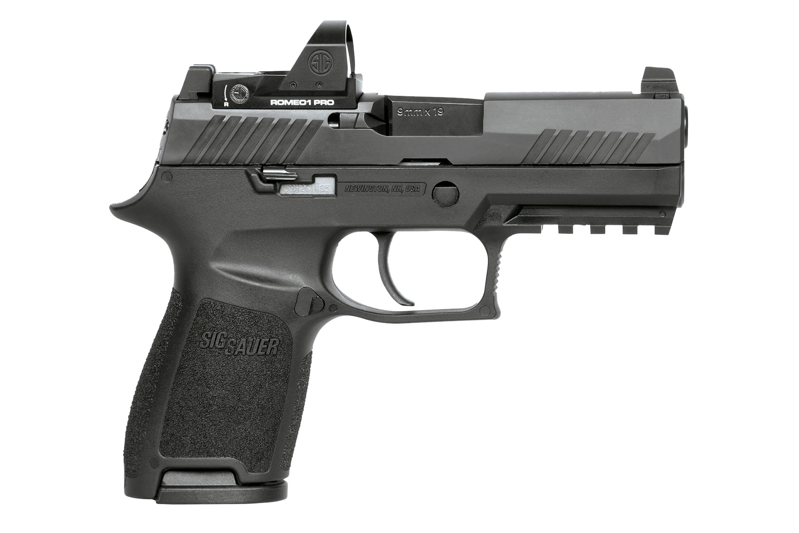 P320 Compact RXP 9mmLuger 15 Schuss - 1 Reservemagazin mit ROMEO1 Rotpunktvisier